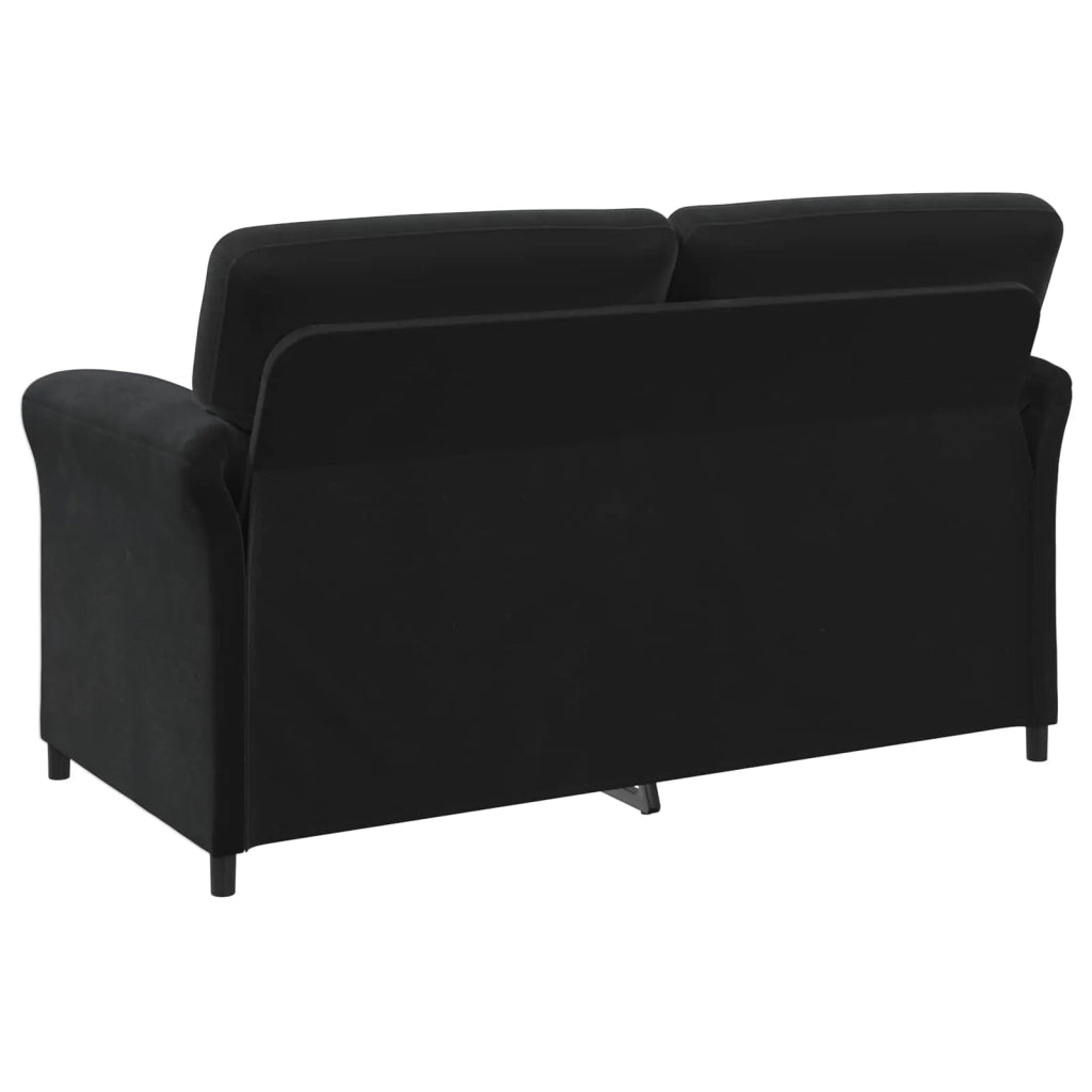 Set di divani 2 pz Nero Velluto 3424905
