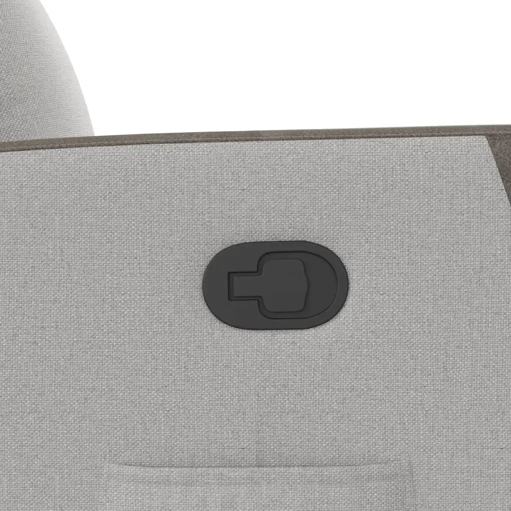 Poltrona Reclinabile in Tessuto Grigio Nuvola 4104838