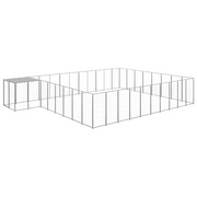 Gabbia per Cani Argento 25,41 mÂ² in Acciaio   cod mxl 34123