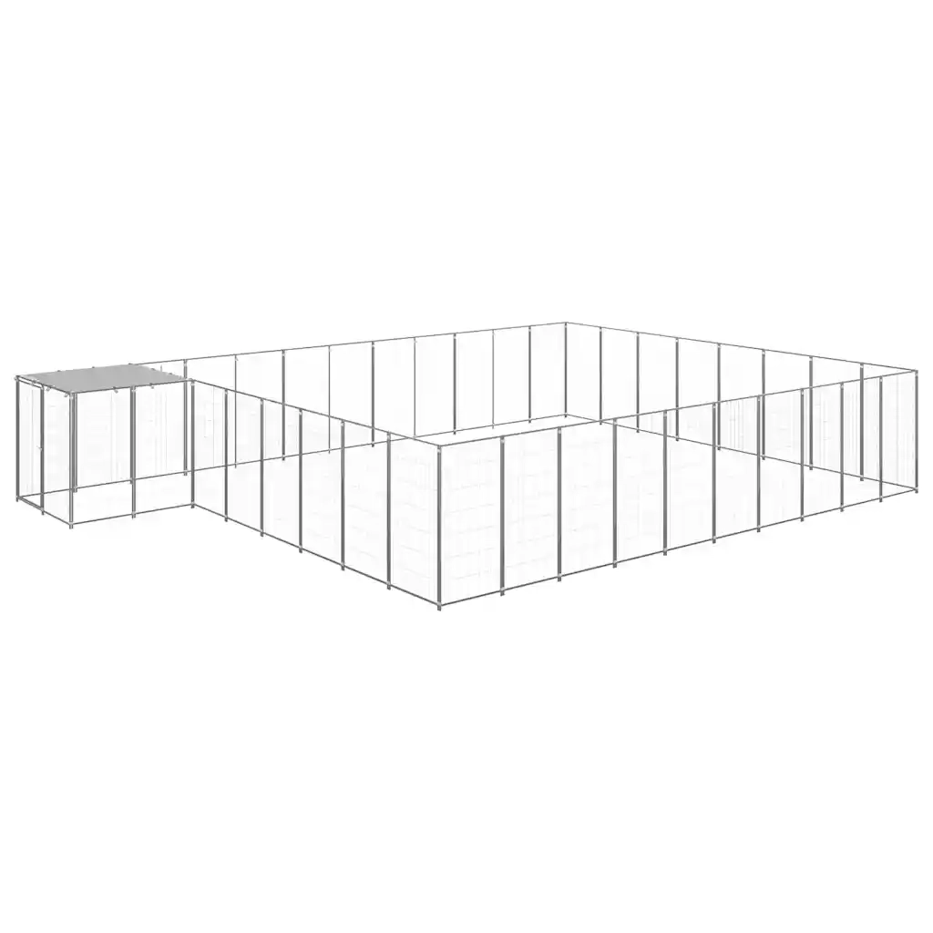 Gabbia per Cani Argento 25,41 mÂ² in Acciaio   cod mxl 34123