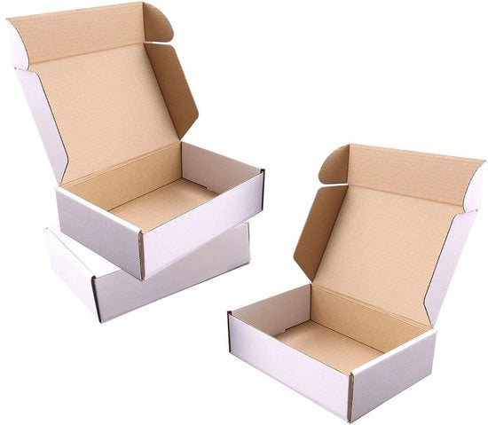 Decine di Stivali in Lega di Acciaio - Scatola Robusta - Pacco di Spedizione per E-commerce - Resistente al Colpo e al Traffico - 23 cm x 15 cm x 10 cm - Piastre di Alta Qualità per Golf - Pacchi di Spedizione