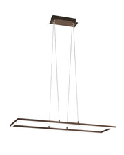 Plafoniera Bard a sospensione a led 52W Corten 3394-45-361 Fabas Luce