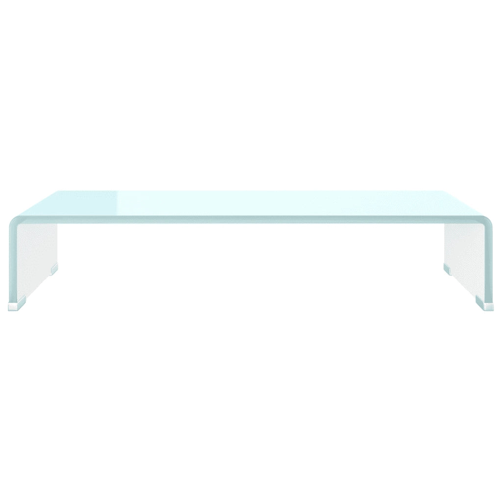 Supporto TV / Rialzo Monitor in Vetro Verde 60x25x11 cm 244143