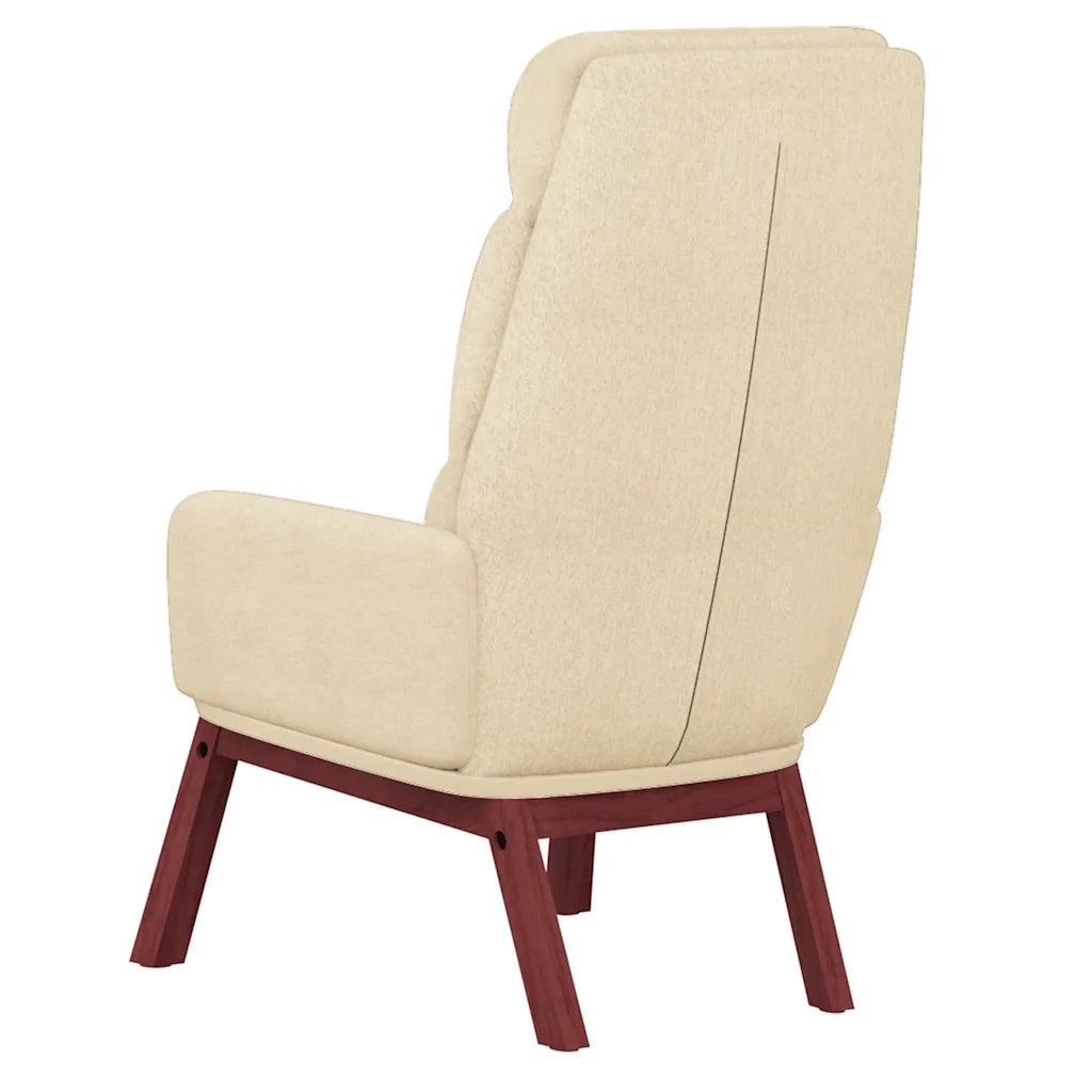 Sedia Relax Crema in Tessuto 341161