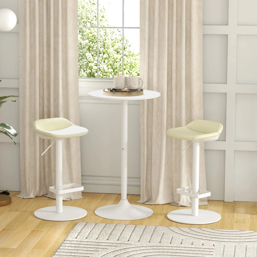 Tavolino da salotto ¨C zephmum ¨C bianco 60x60x102
