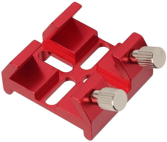 Basis di supporto per telescopio in lega di alluminio - Universale fissaggio - Viti a gomito - Viti M4 - Compatibile con telescopio - Adatto per ottiche - Supporto ottico pieghevole