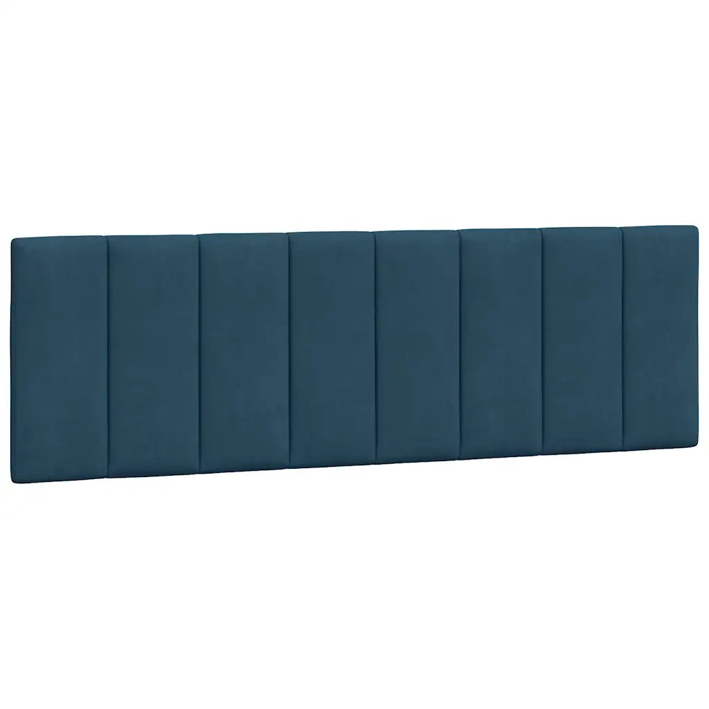 Letto con Materasso Blu 160x200 cm in Velluto