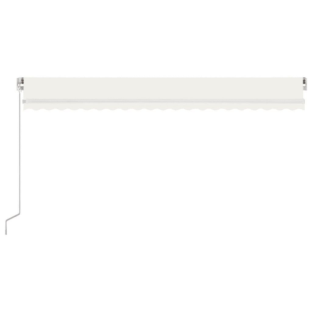 Tenda da Sole Retrattile Manuale 500x350 cm Crema 3069017