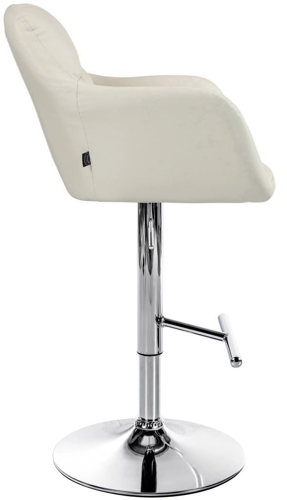Barhocker Natoma Kunstleder chrom