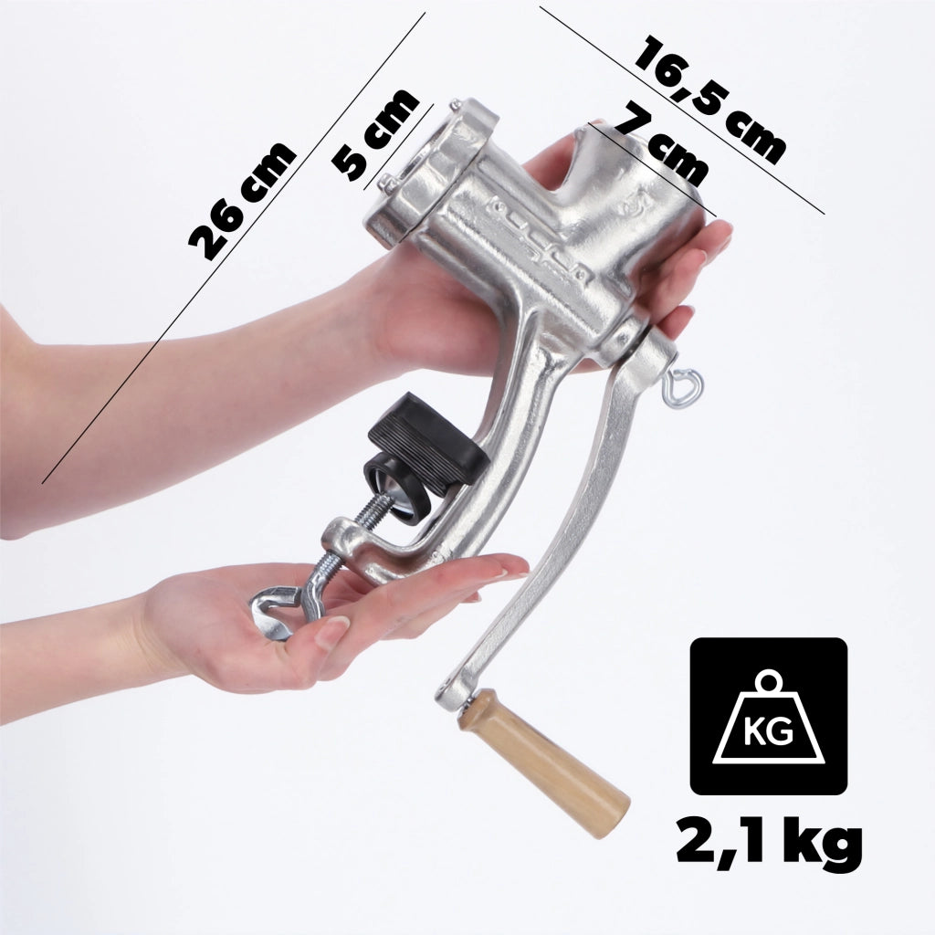 Tritacarne manuale in ghisa KADAX 5 Grinder Alfa Polonia Originale