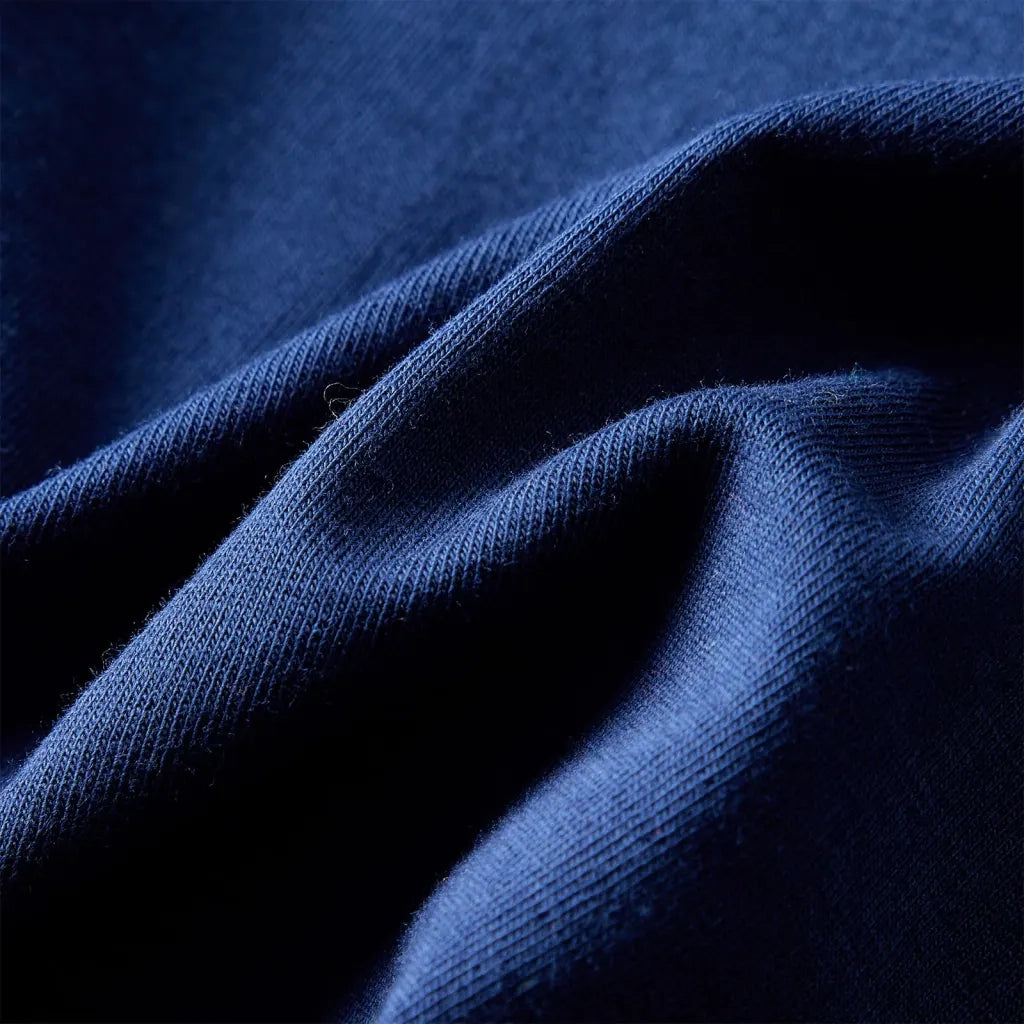 Maglietta da Bambina Maniche Lunghe Blu Marino 116 14066