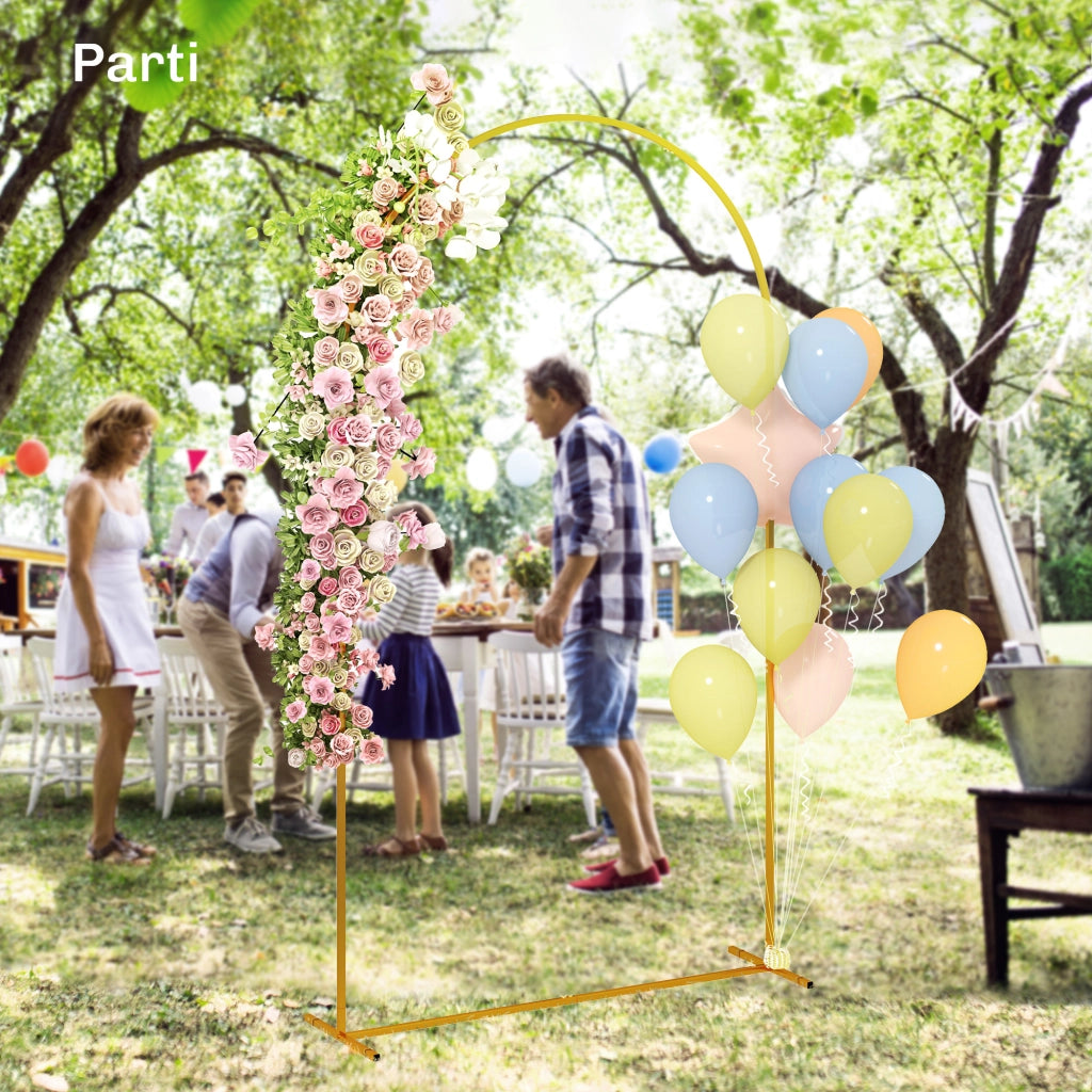 Arco da Giardino per Matrimonio ¨C zephmum ¨C Dorato, Metallo, 2.2 m