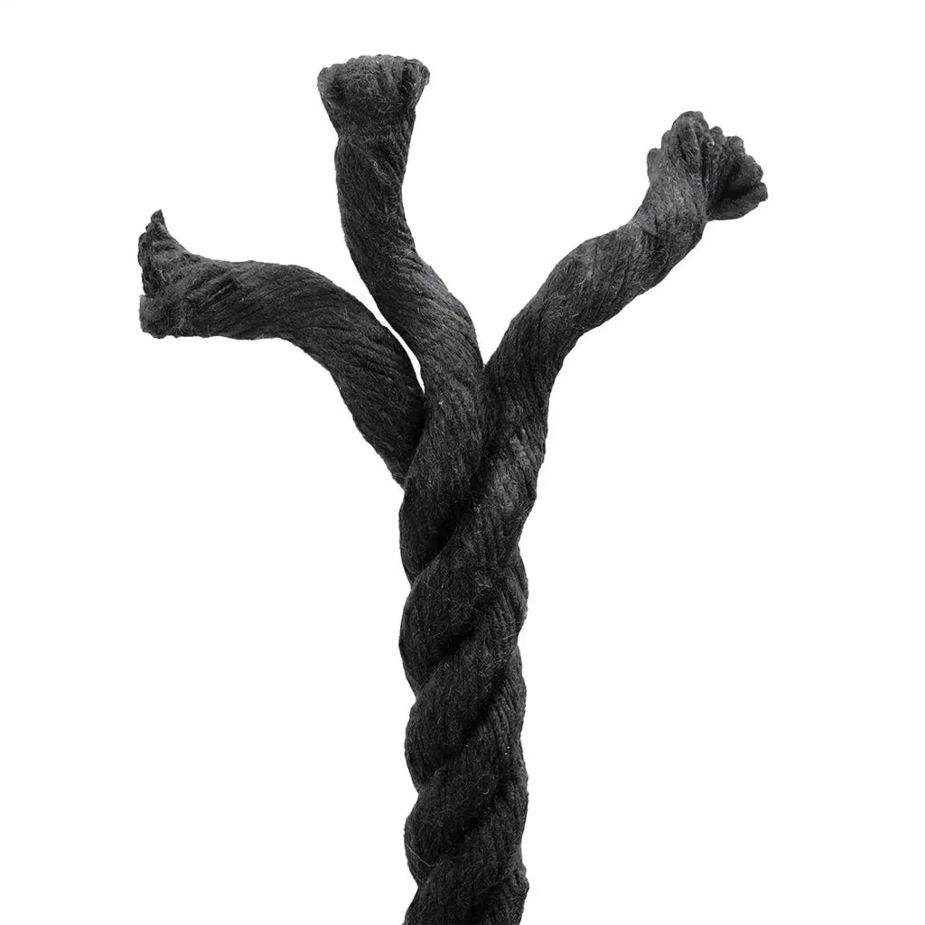 Corda di Cotone 12 mm 25 m Nero 100% Cotone 42011813