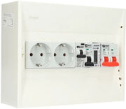Distributore PV B16 gruppo con alloggiatore B16, 2x WCD, interruttore principale e contatore kWh (PV0012)