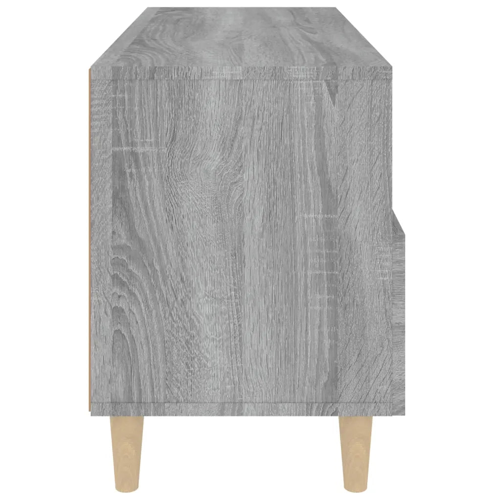 Mobile Porta TV Grigio Sonoma 80x36x50 cm in Legno Multistrato