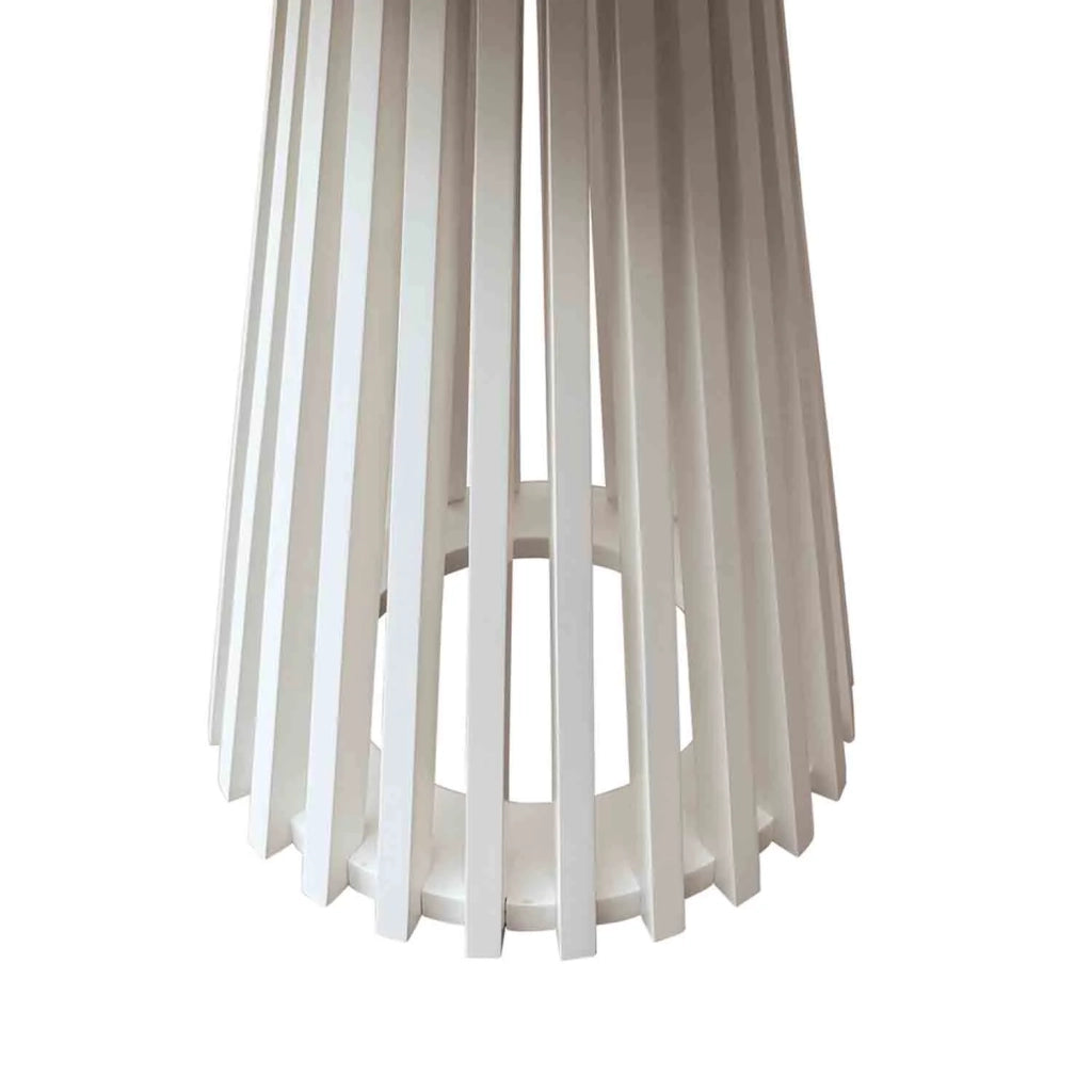 LÚZETE - TAVOLINO DA CAFFÈ IN LEGNO BIANCO Ø50 CM NEREA