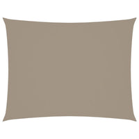 Parasole a Vela Oxford Rettangolare 5x6 m Grigio Talpa