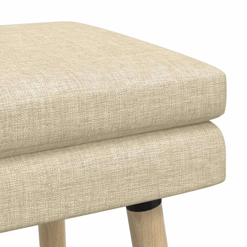 Panchina a doppio strato Crema 80 x 40 x 47 cm Tessuto 42038438
