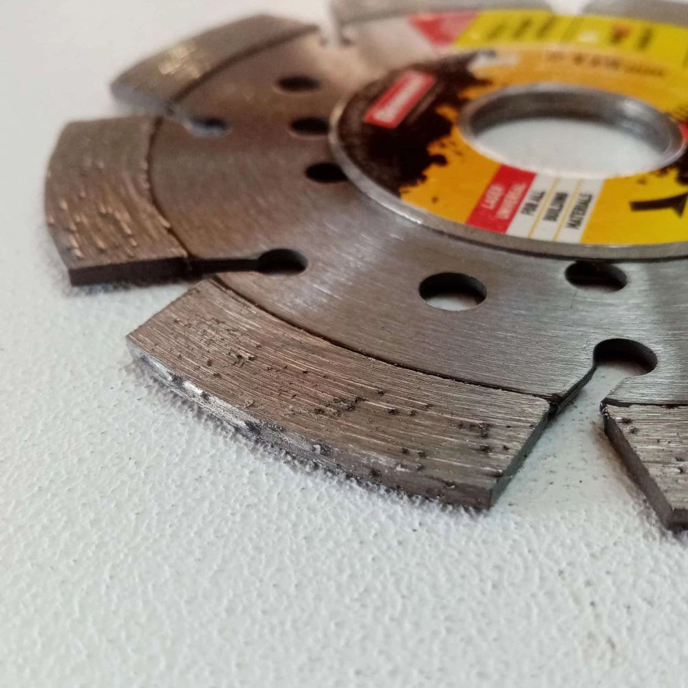 Benman maxpower laser universal 115mm disco diamantato per calcestruzzo armato, rocce dure, materiali da costruzione