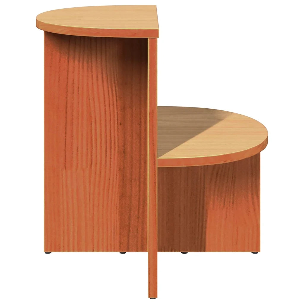 vidaXL Tavolo laterale Cera marrone 50 x 40 x 50 cm
