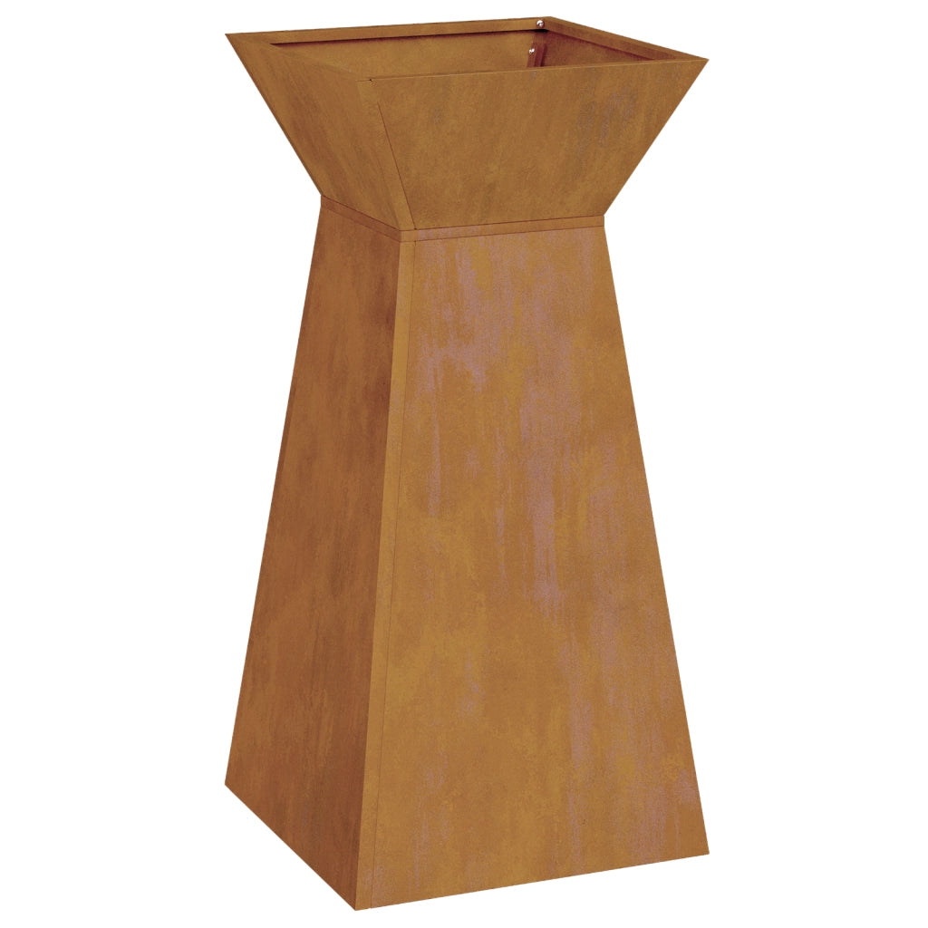 Supporto per Piante Acciaio Invecchiato 35 x 35 x 73 cm