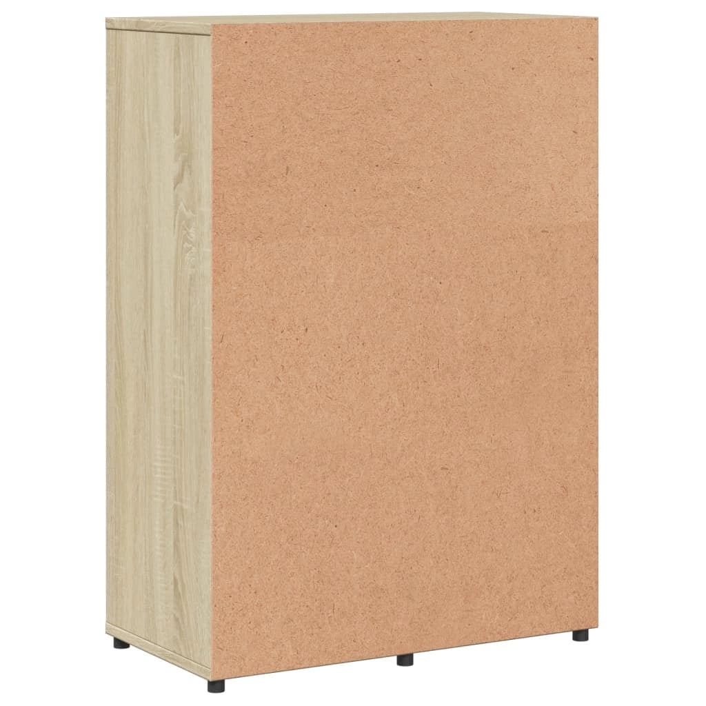 Buffet credenza cassettiera armadio mobile contenitore organizer cucina soggiorno rovere Sonoma 60 x 31 x 84 cm legno ingegnerizzato marrone 02_0031597