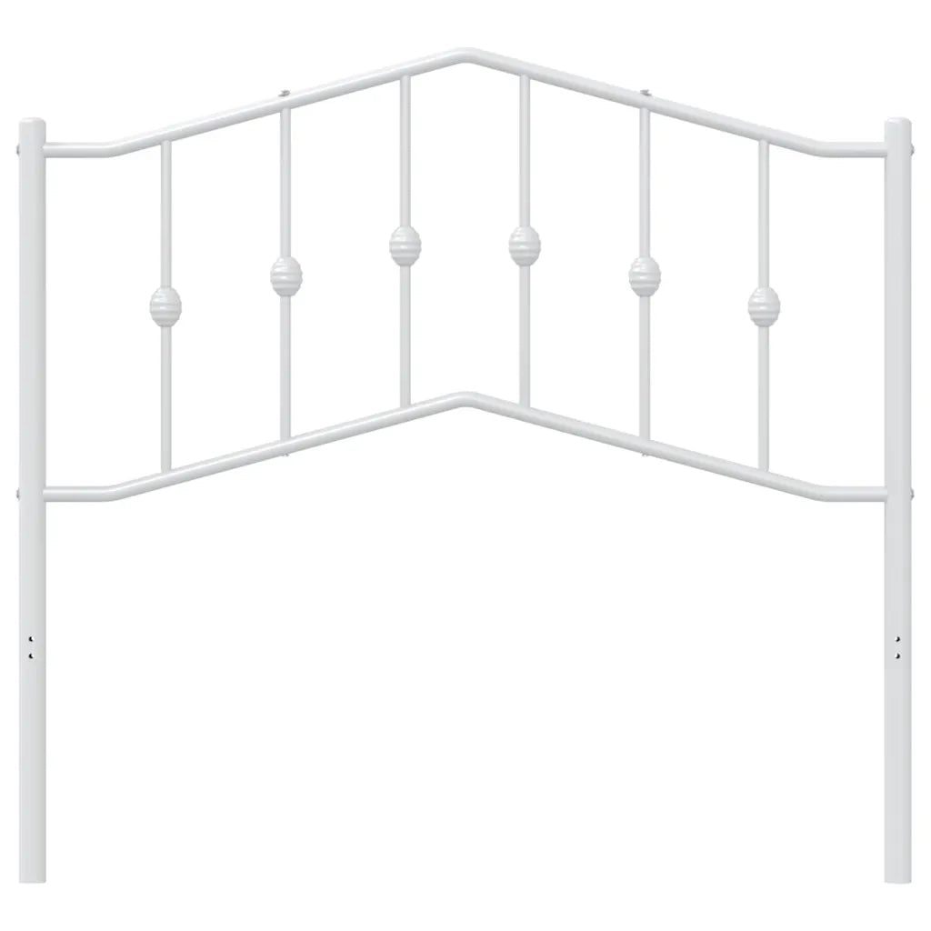 Testiera in Metallo Bianco 100 cm