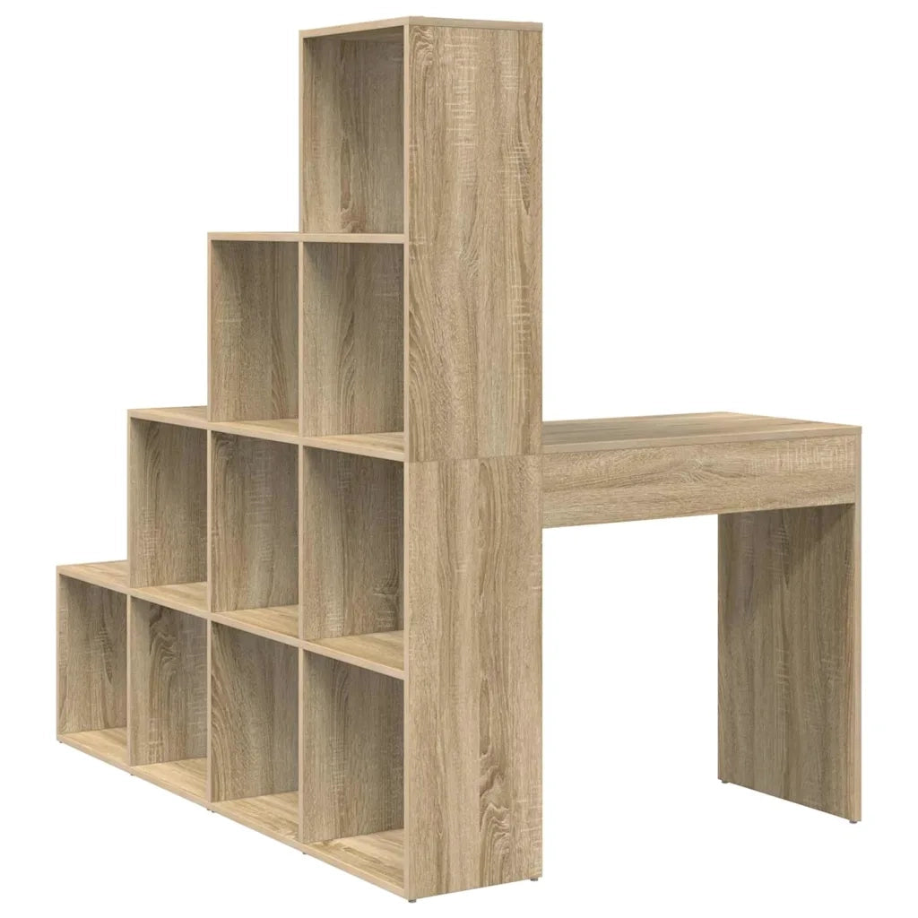 vidaXL Scrivania ad angolo rovere sonoma 101,5 x 149,5 x 149,5 cm