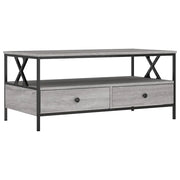 Tavolino da salotto | Tavolino da caff¨¨ | Tavolino da Soggiorno Grigio Sonoma 100x51x45cm Legno Multistrato