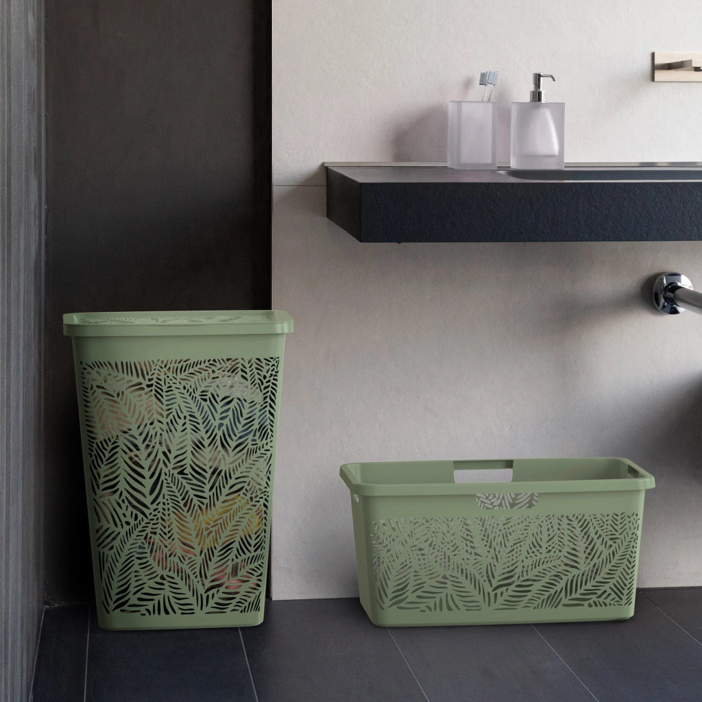 PORTABIANCHERIA JUNGLE 41,5X34XH59CM VERDE.