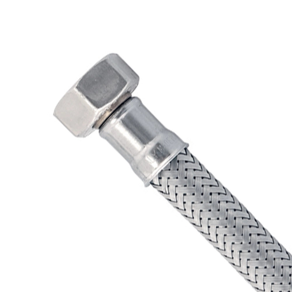 Flessibile in acciaio inox 1/2" m - 1/2" f