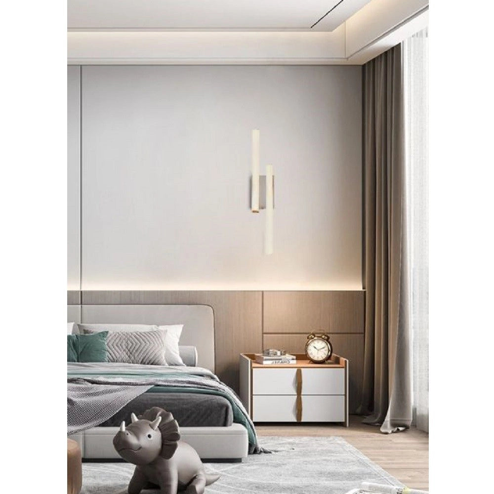 Trade Shop - Applique Parete Onda 10w Plafoniera Moderno Bianco Luce Fredda Naturale Calda E26 - -bianco Caldo      -