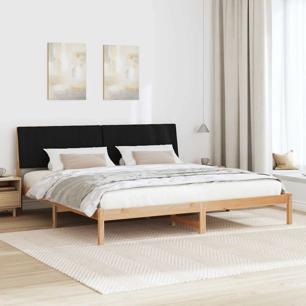 Struttura del letto Marrone 200 x 200 cm Pino massello 3394400
