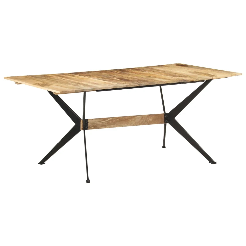 Tavolo da Pranzo 180x90x76 cm in Legno Massello di Mango  cod mxl 18316