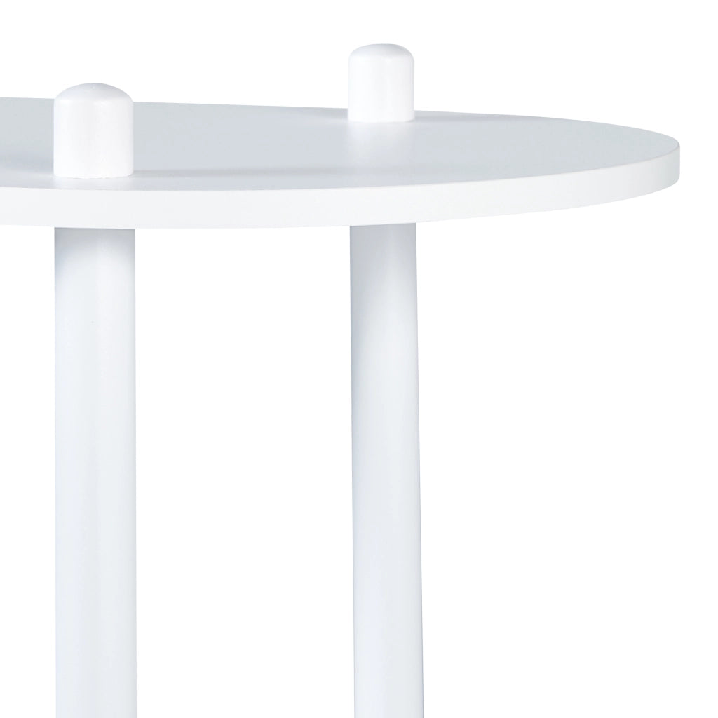 Scaffale da Terra Øvre Libreria con 4 Ripiani - Bianco [en.casa]