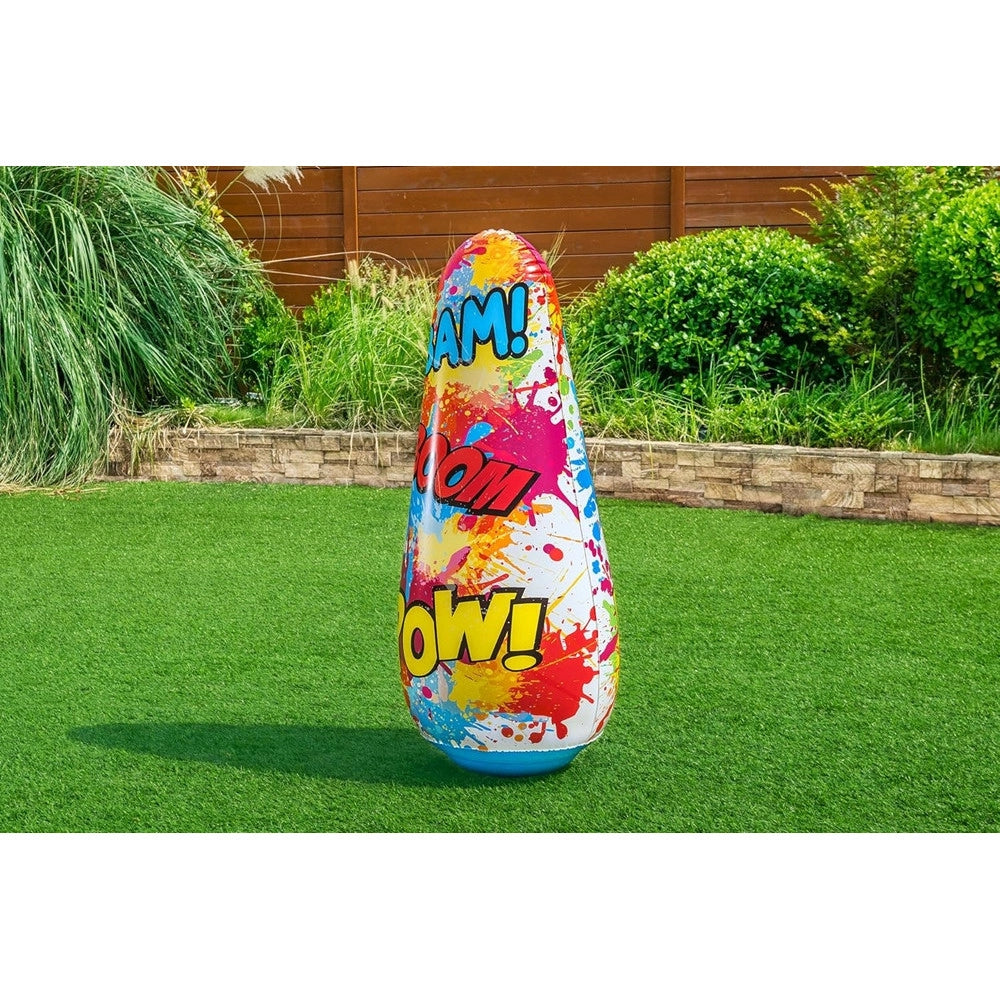 Trade Shop - Pungiball Sempreimpiedi Sacco Boxe Comic Blast Design Fumetti 48x46x119cm Bambini 52630 -