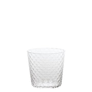 Zafferano Set 4 Tumbler Veneziano Mixology 43 cl in Vetro Sonoro Superiore Soffiato a Bocca e Lavorato a Mano, Trasparente Design Elegante e XL