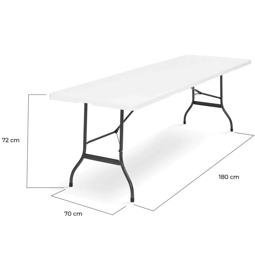 ProBache - Tavolino pieghevole portatile 180 CM per il campeggio o il ricevimento