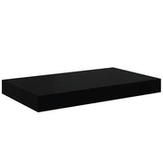 Scaffale a parete | Ripiano a parete | Mensola a parete Nero Lucido 40x23x3,8 cm in MDF
