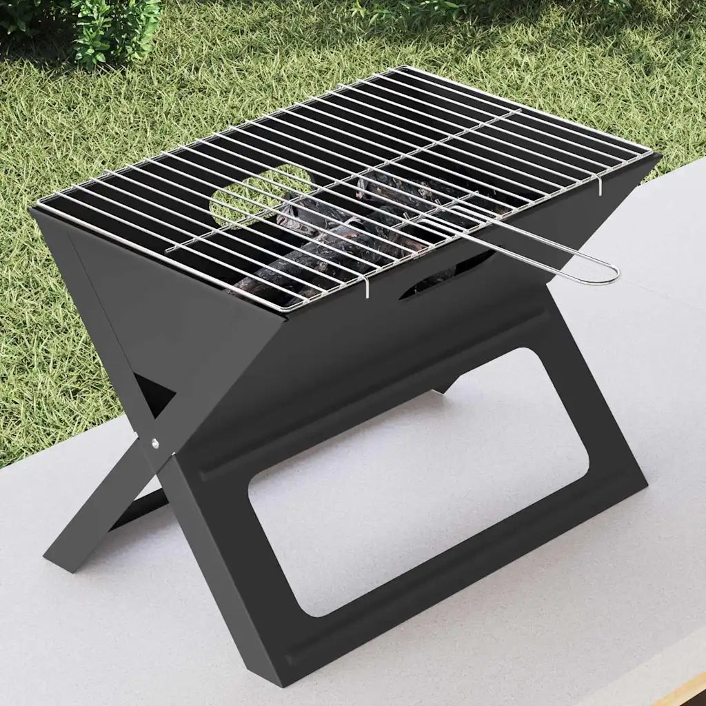 Griglia da Esterno Nero 46 x 31 x 31 cm Acciaio CFW5459231