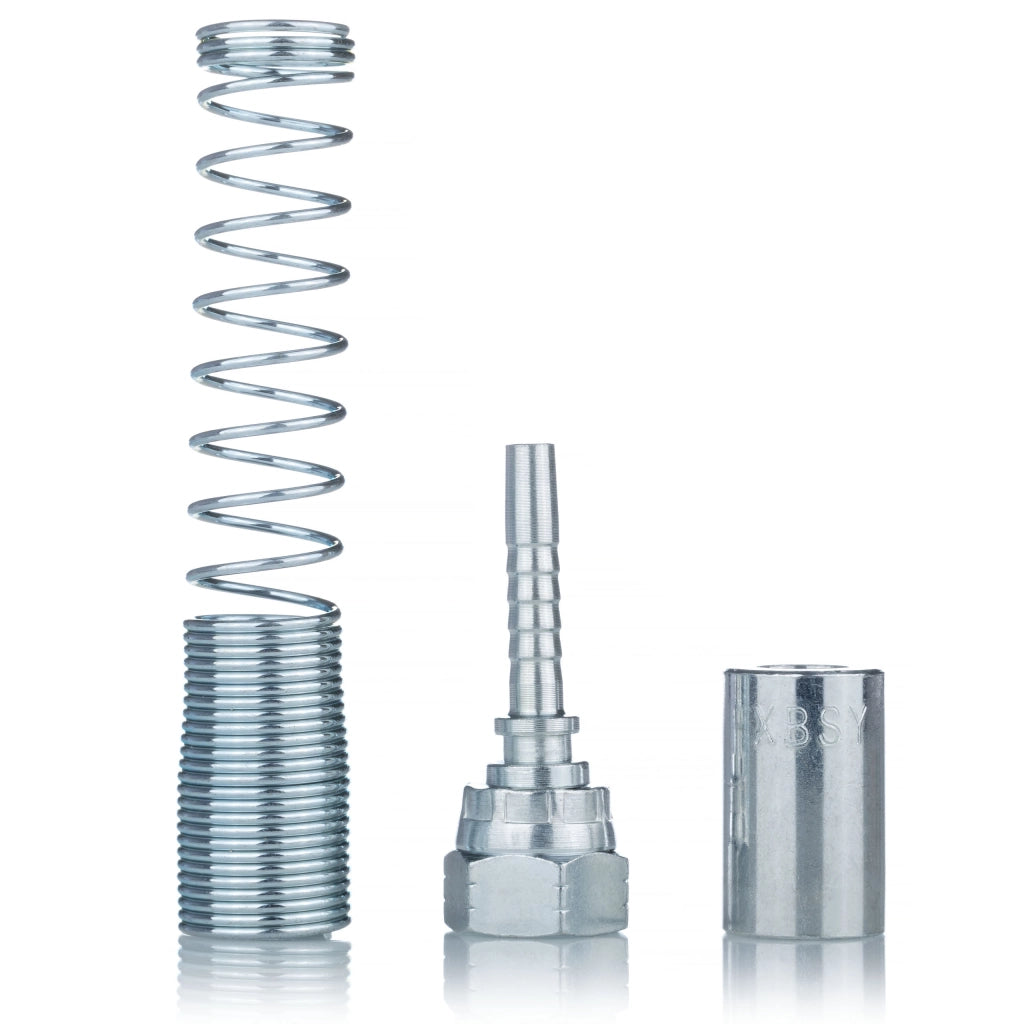 Raccordo per Tubo Verniciatura 1/4" – Acciaio Inox, Protezione Durevole | Antiabrasione, Antipiega