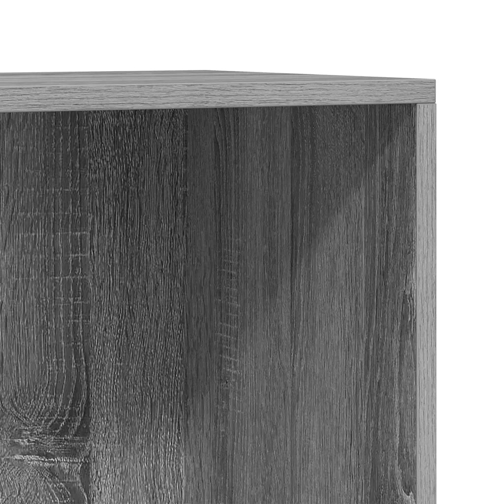 Libreria/Credenza Grigio Sonoma 66x30x130 cm Legno Multistrato cod mxl 6549