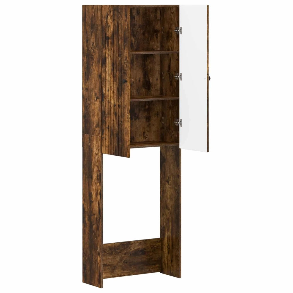 Mobile Bagno ALKMAAR Rovere Fumo 66 x 25,5 x 190 cm 896260