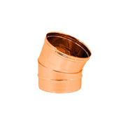 Curva da 250mm gomito in rame mf angolazioni variabili da 15 - 30 - 45 - 90 gradi, scegli se  30 gradi