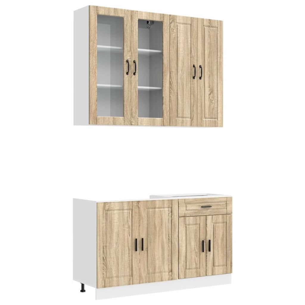 Unità Cucina PORTO 4 pcs Rovere Sonoma Legno ingegnerizzato 3438347
