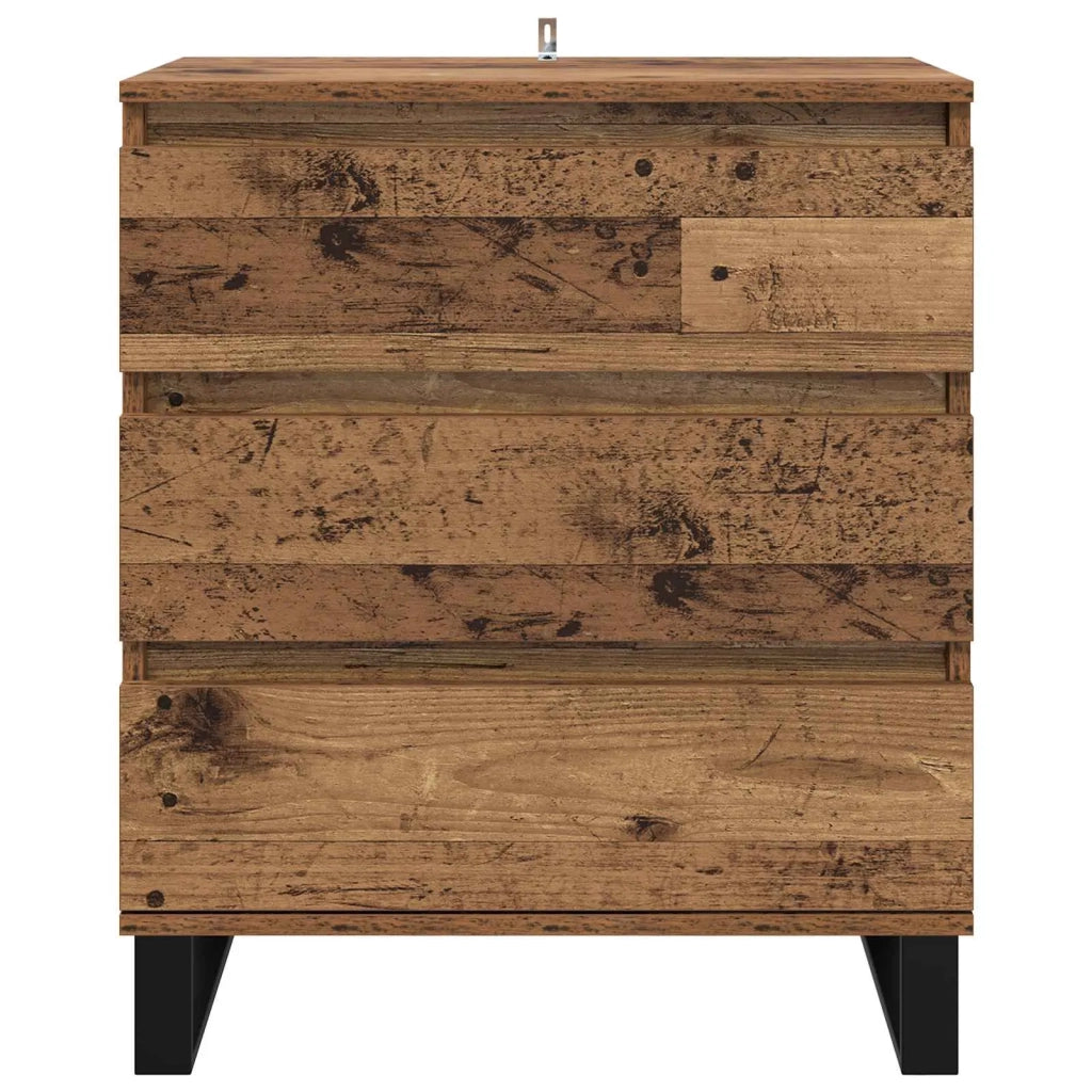 Credenza | Madia | Buffet da pranzo | Armadio da pranzo Legno vecchio 60 x 35 x 70 cm Legno multistrato