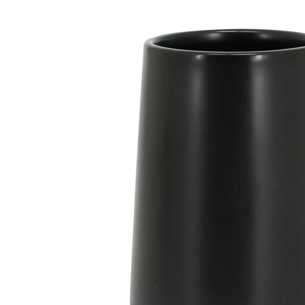 Bicchiere in ceramica nera - serie Graceful