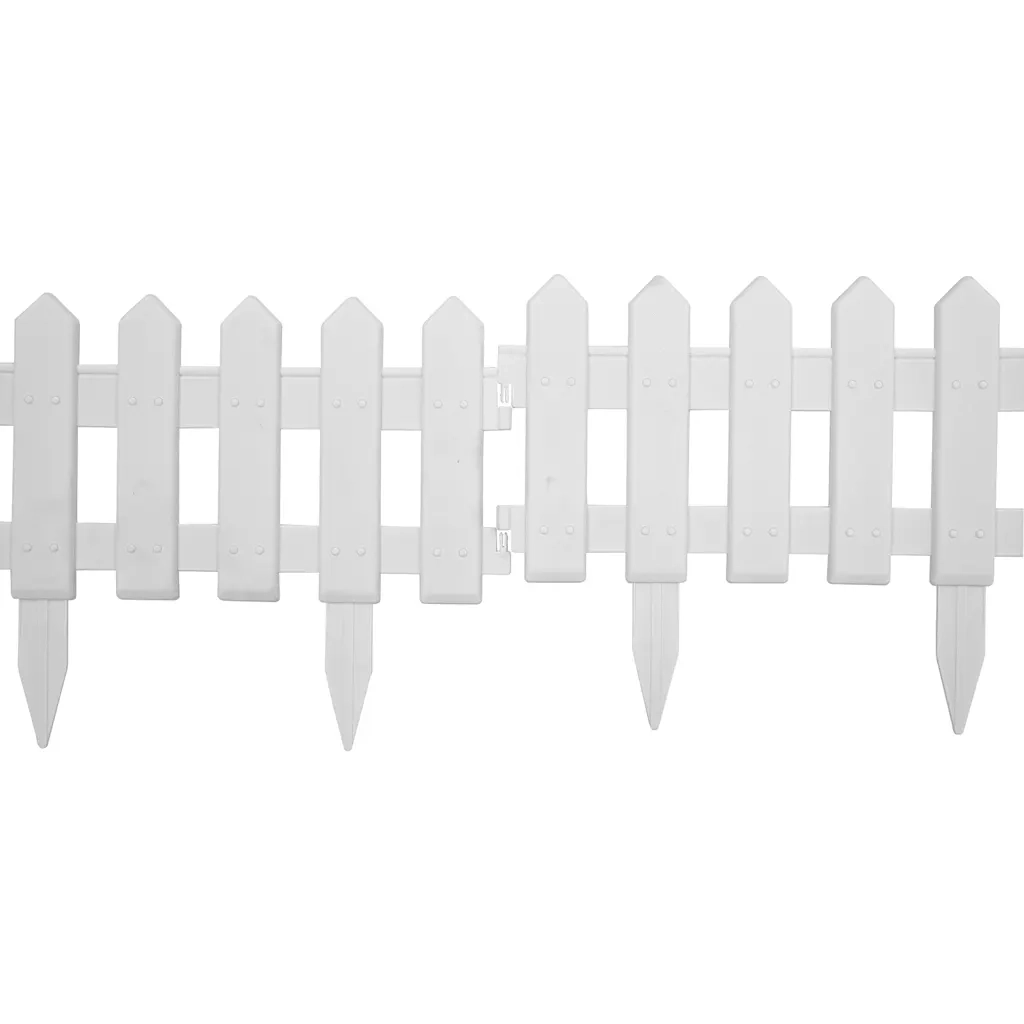 Bordature per Prato 25 pz Bianco 10 m in PP cod mxl 15022