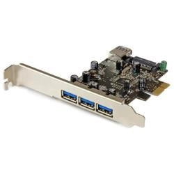 Startech.com scheda espansione pci express usb 3.0 superspeed a 4 porte ( 3 esterne, 1 interna ) - PEXUSB3S42