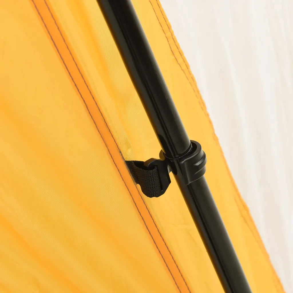 Tenda per Piscina in Tessuto 590x520x250 cm Giallo